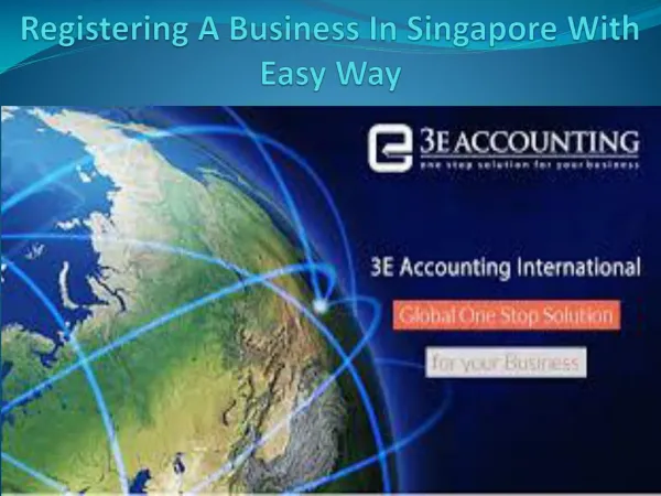 Registering A Business In Singapore With Easy Way
