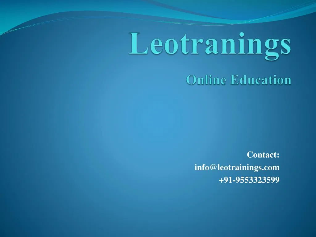 leotranings online education