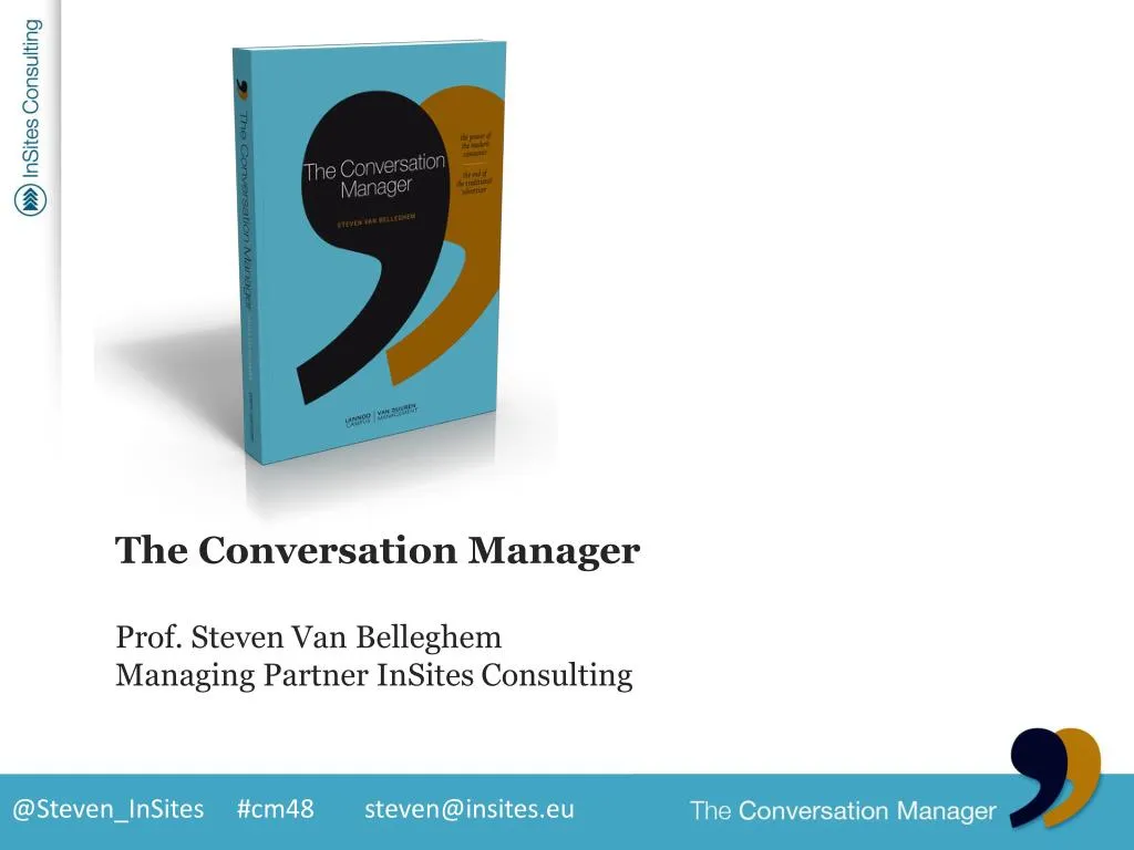the conversation manager prof steven