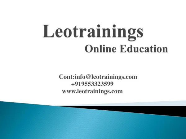 Selenium Online Training Course In Hyderabad
