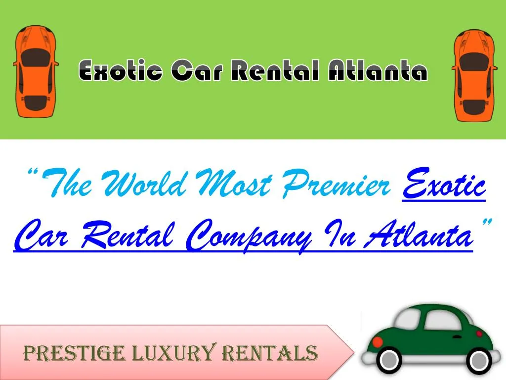 exotic car rental atlanta
