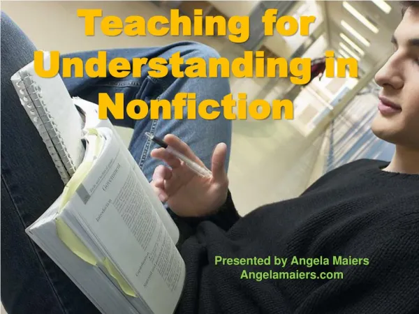 Teaching Nonfiction Reading Strategies