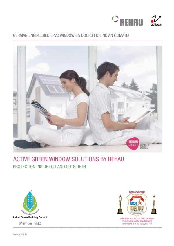 Rehau Upvc window & Doors - Active Green Window Solution