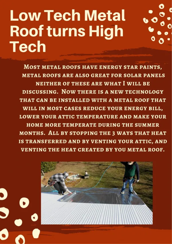 Save or Produce Energy | Metal Roofing Virginia