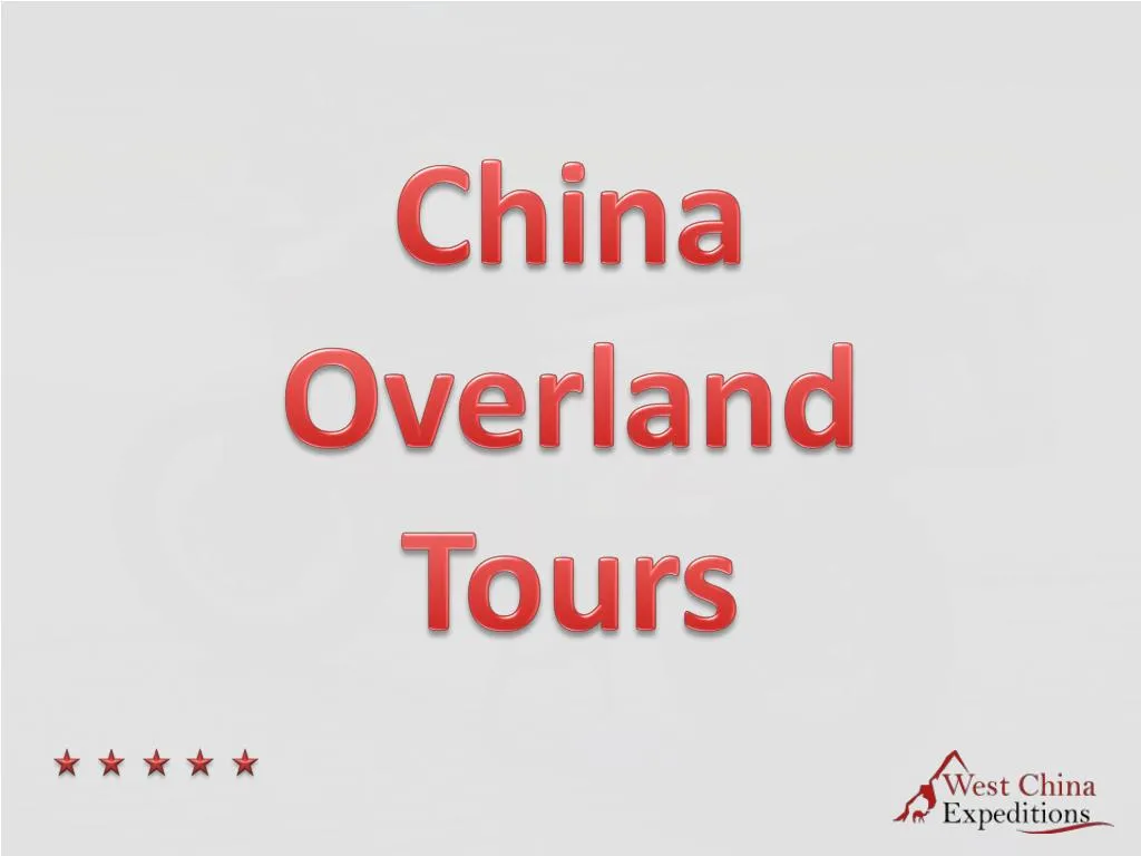 china overland tours