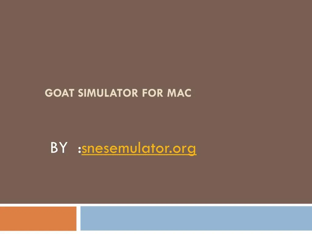 goat simulator for mac