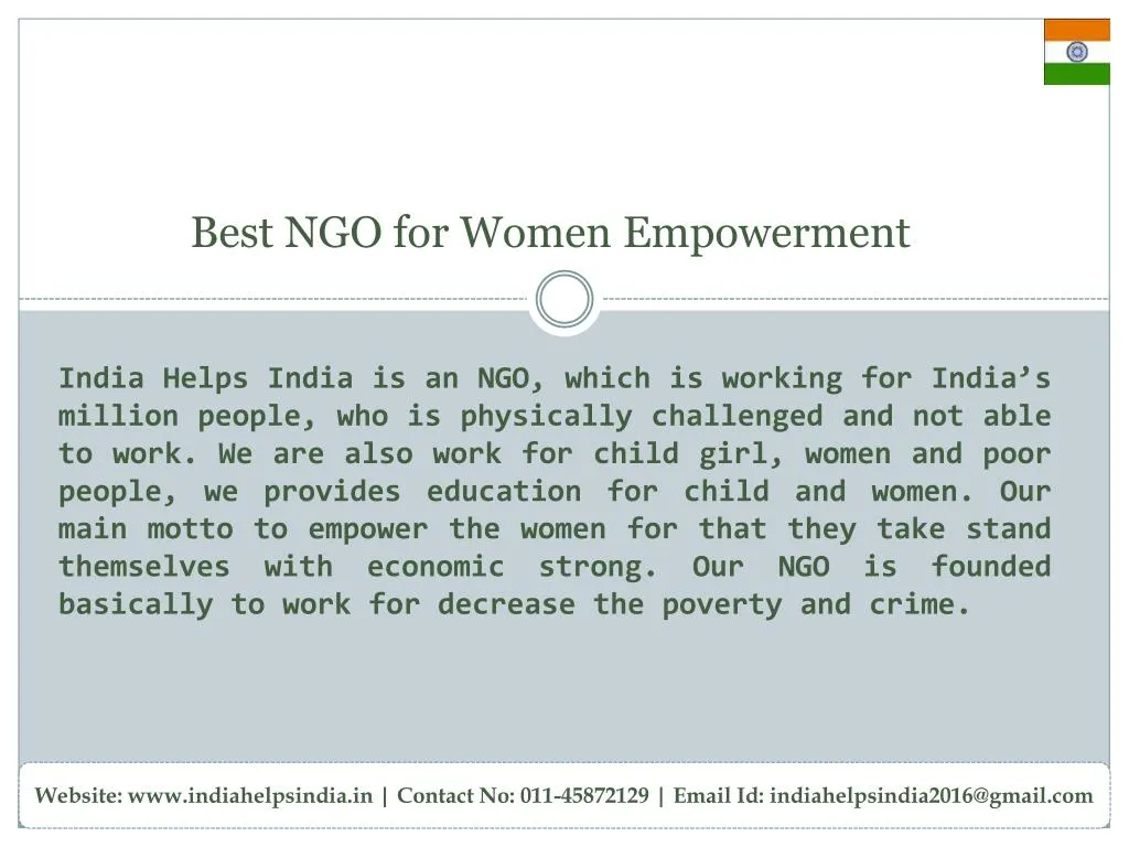 best ngo for women empowerment
