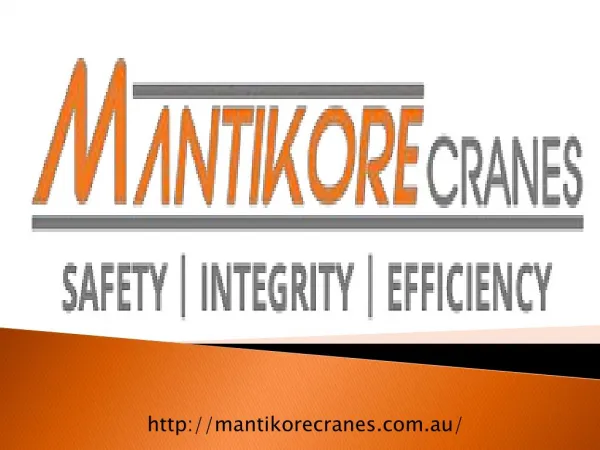 Crane Hire Services In Sydney
