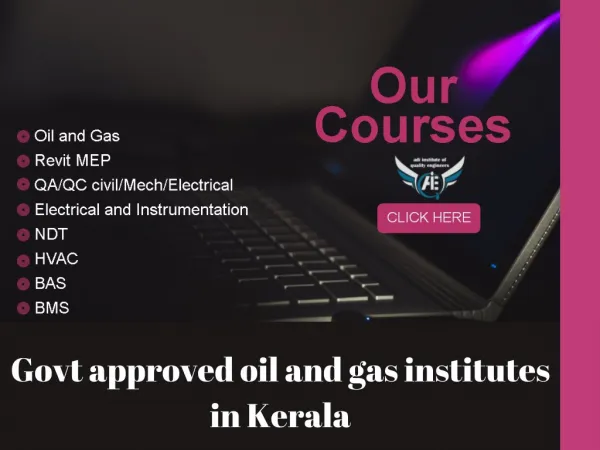 Oil and gas courses in Cochin