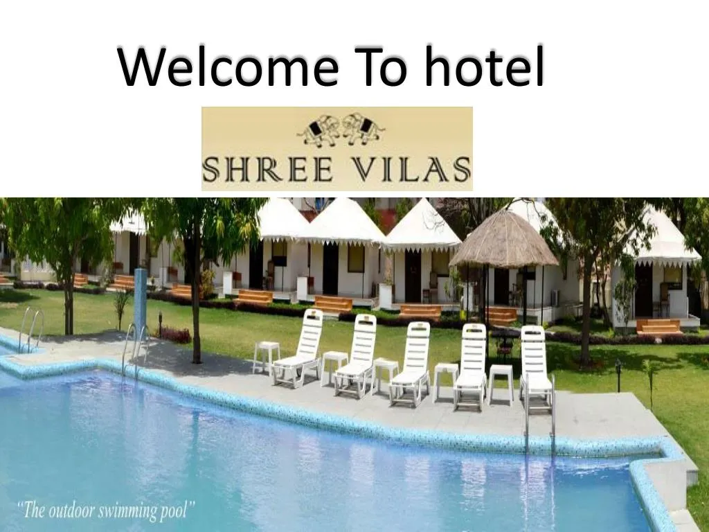 welcome to hotel