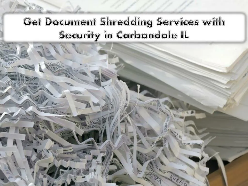get document shredding services with security