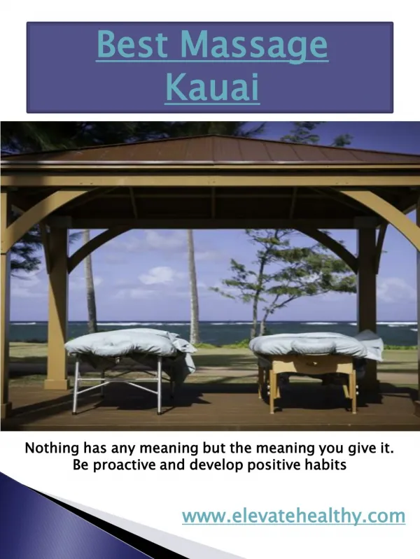 Massage Kauai