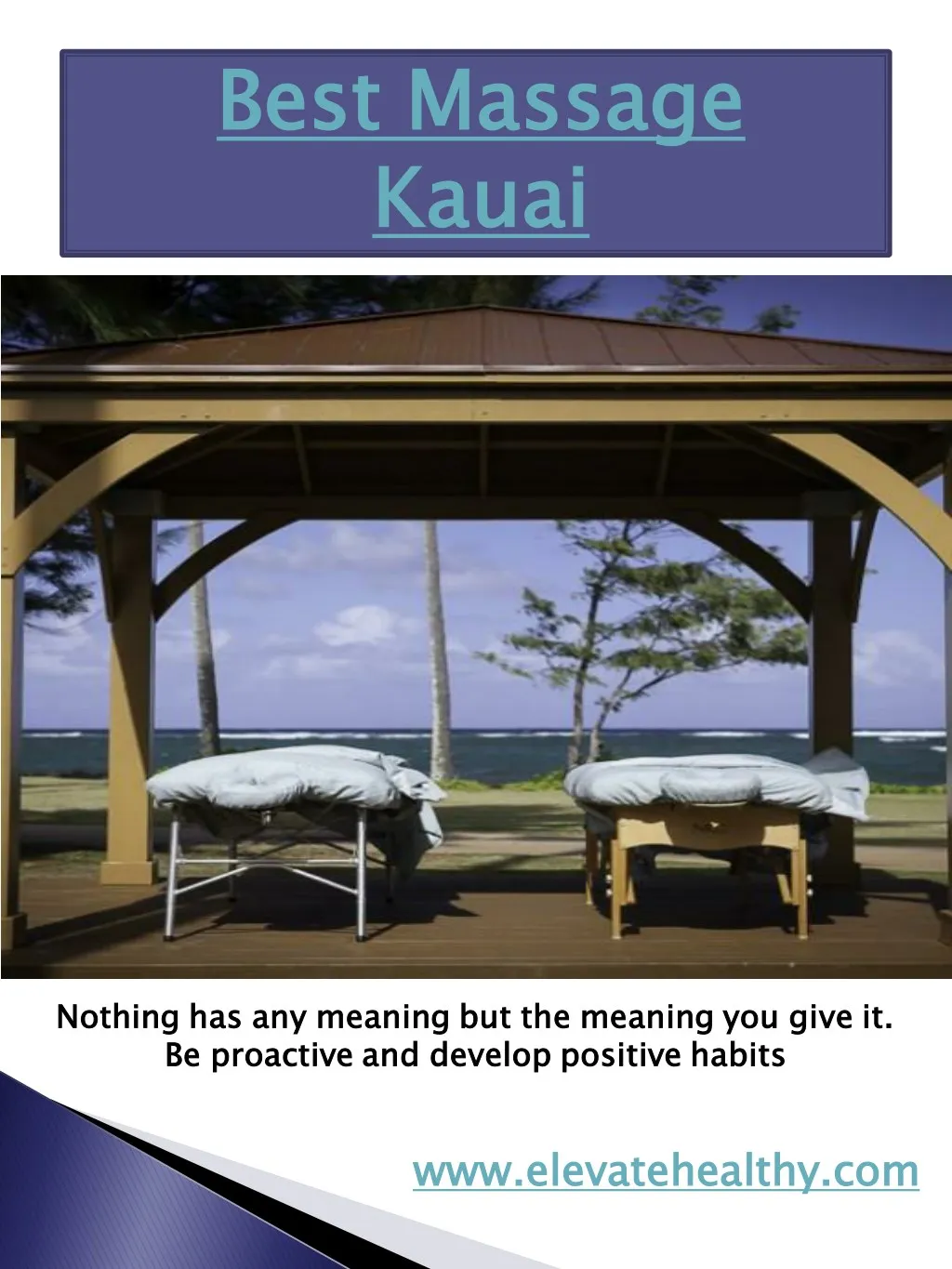 best massage kauai