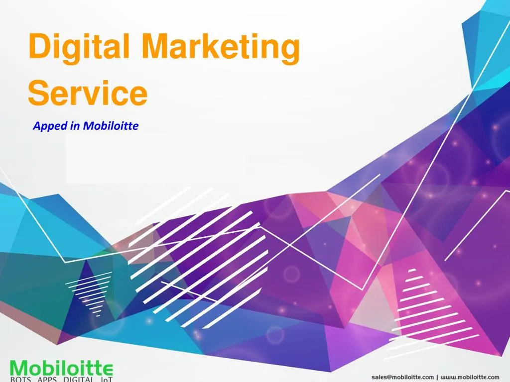 digital marketing service apped in mobiloitte
