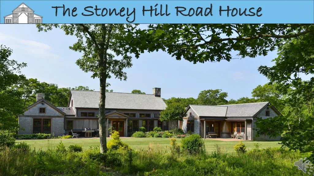 the stoney hill road house