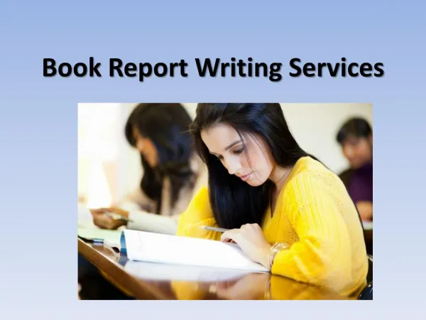 Book Report Writing Services