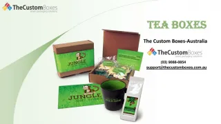 Tea Boxes | Tea Packaging | Custom Tea Packaging - slide 1