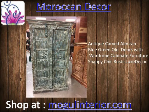 Moroccan Decor by Mogulinterior