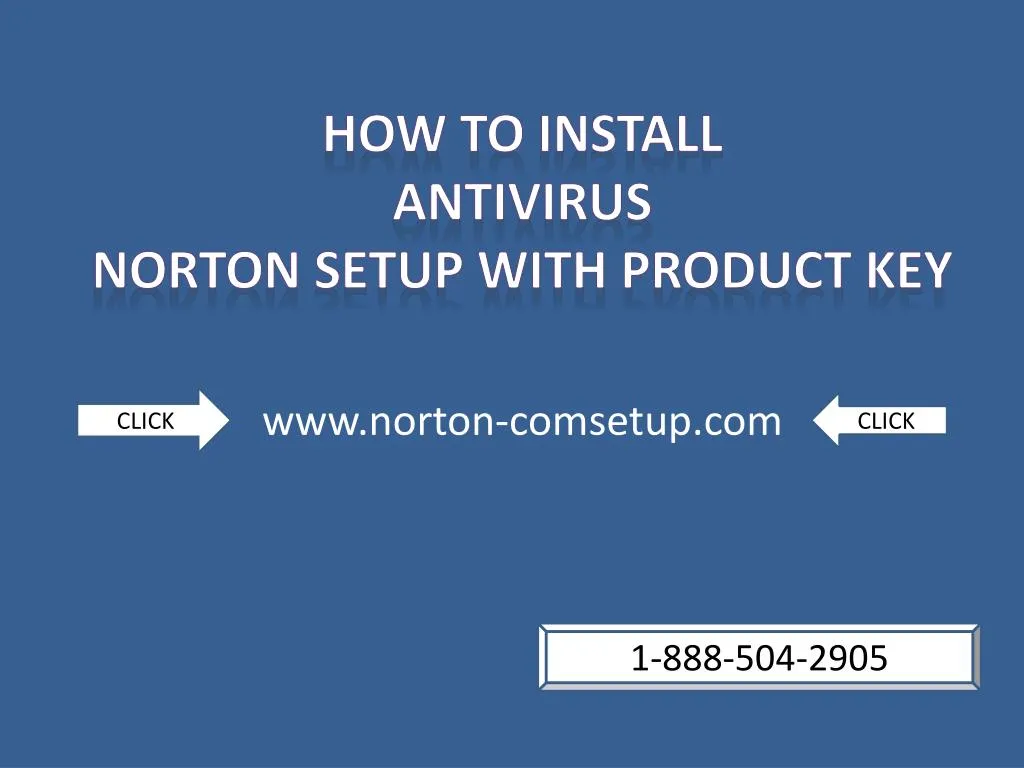how to install antivirus norton setup with product key