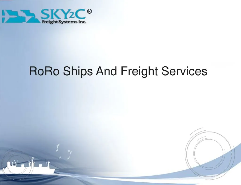 roro ships and freight services