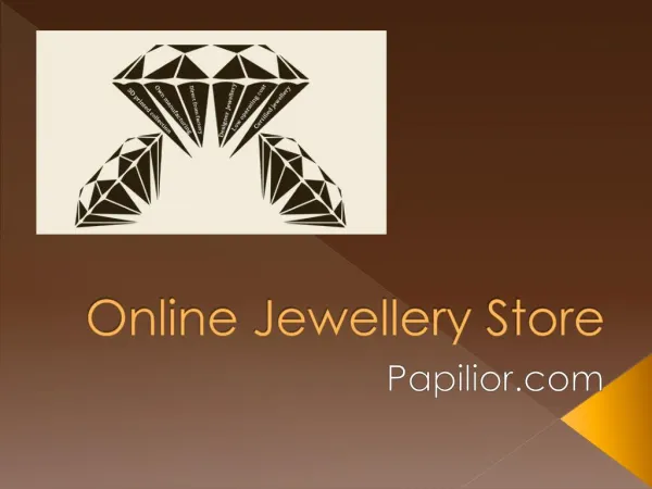 Online Jewellery Store in India – Papilior