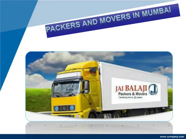 Hire packers and movers Mumbai for Fast & Secure Shifting