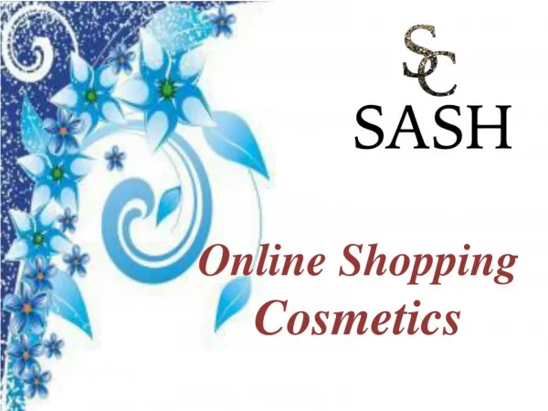 Online Shopping Cosmetics