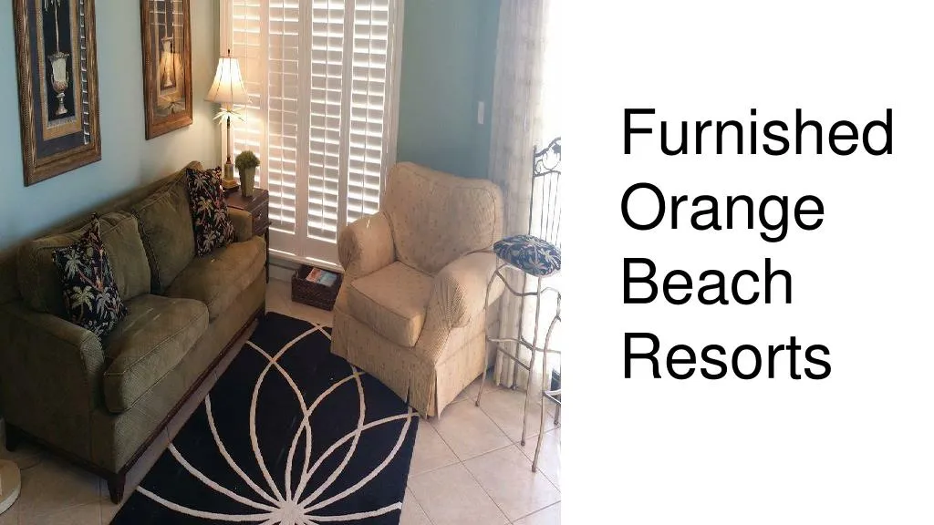 furnished orange beach resorts