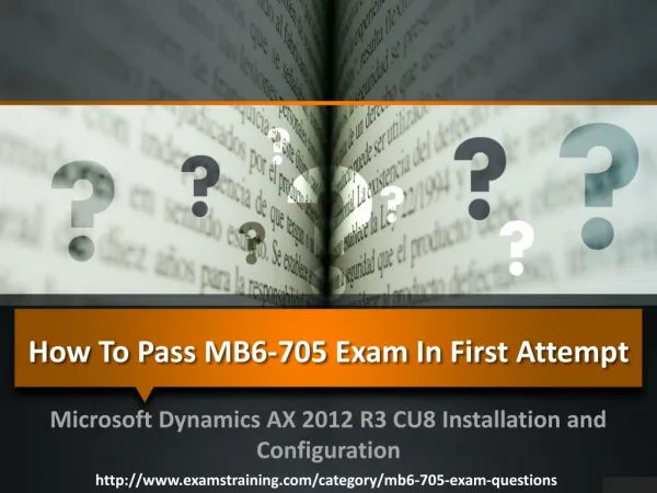 Latest Microsoft mb6-705 Exam Questions