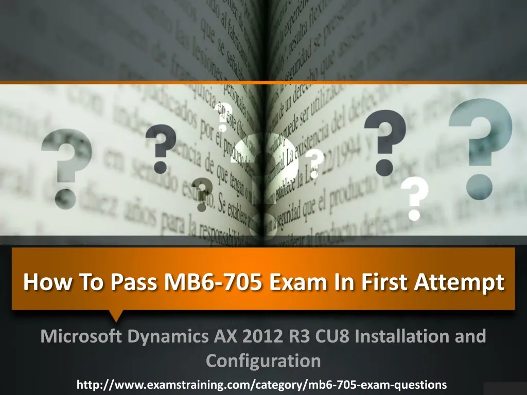 how to pass mb6 705 exam in first attempt