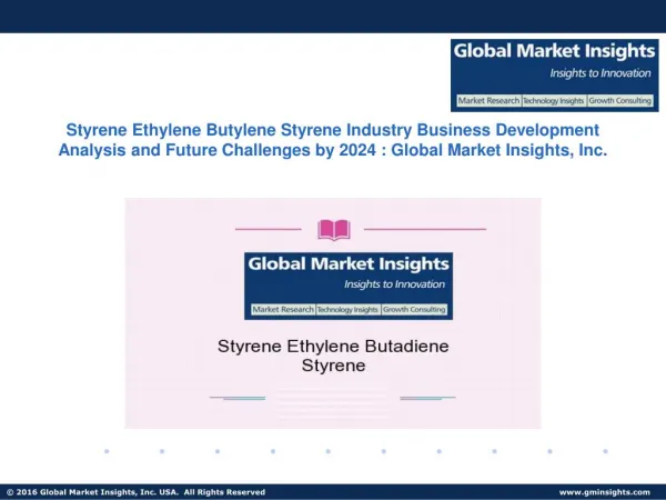 Styrene Ethylene Butylene Styrene Industry Business Development Analysis and Future Challenges by 2024