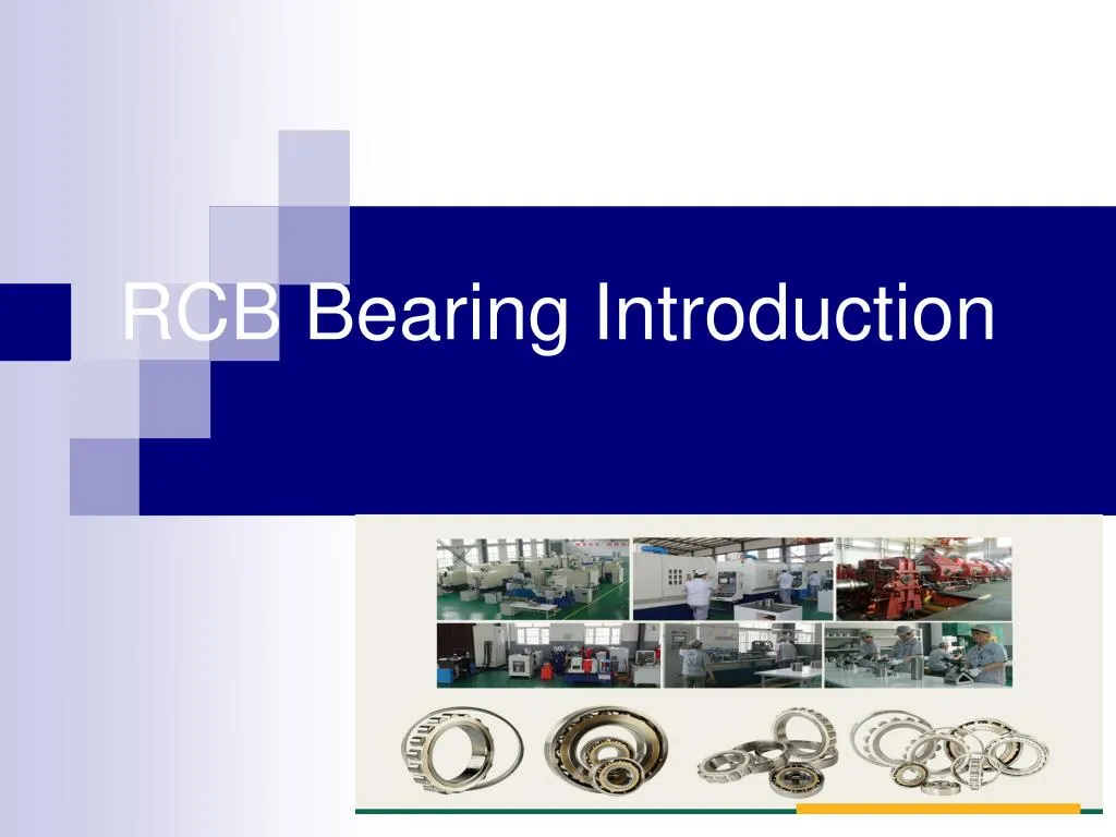 rcb bearing introduction