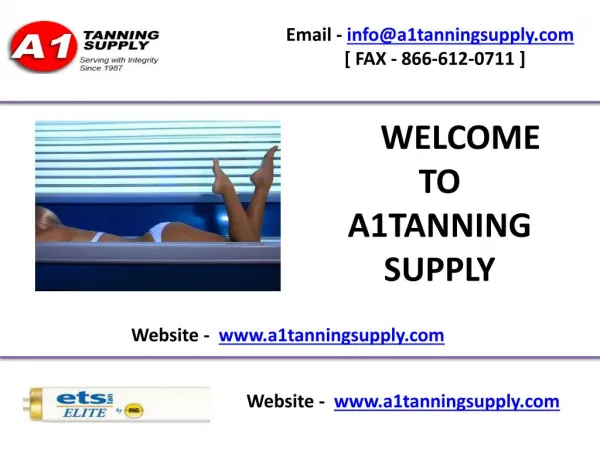 Tanning bed parts