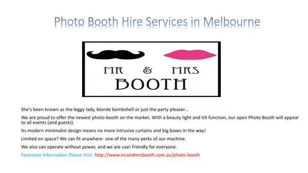 Photo Booth Hire Melbourne