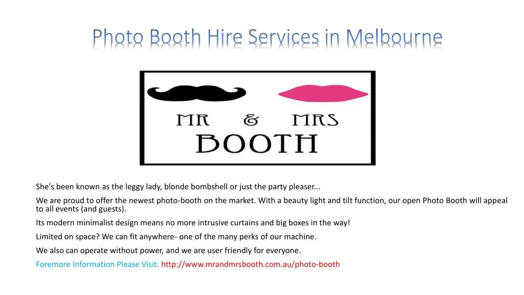 photo booth hire services in melbourne