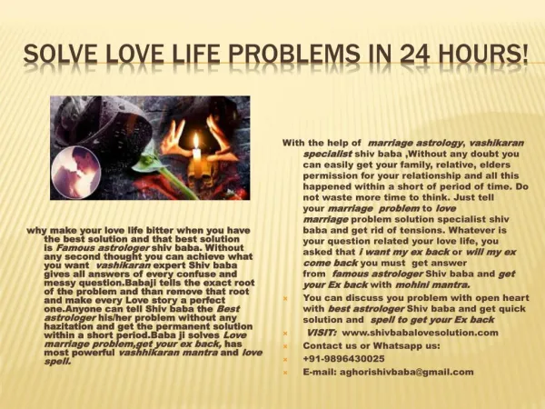Best Astrologer-Solve Any Problem in 72 Hours|Call: 91-9896430025