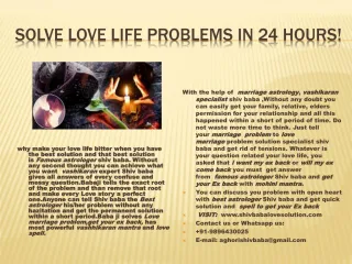 Best Astrologer-Solve Any Problem in 72 Hours|Call: 91-9896430025 - slide 1