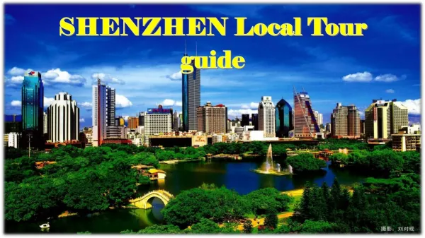 SHENZHEN Local Tour guide