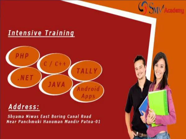 Summer internship training institute in patna:-SMV Academy