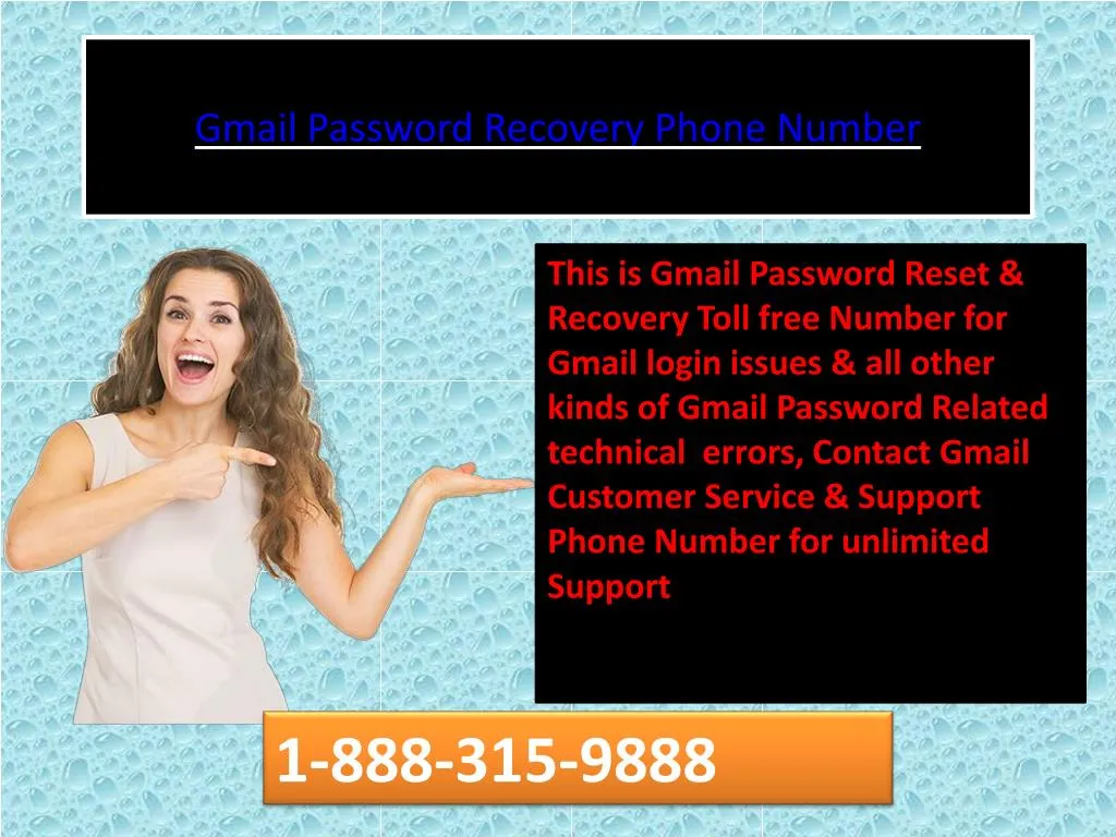 gmail password recovery phone number
