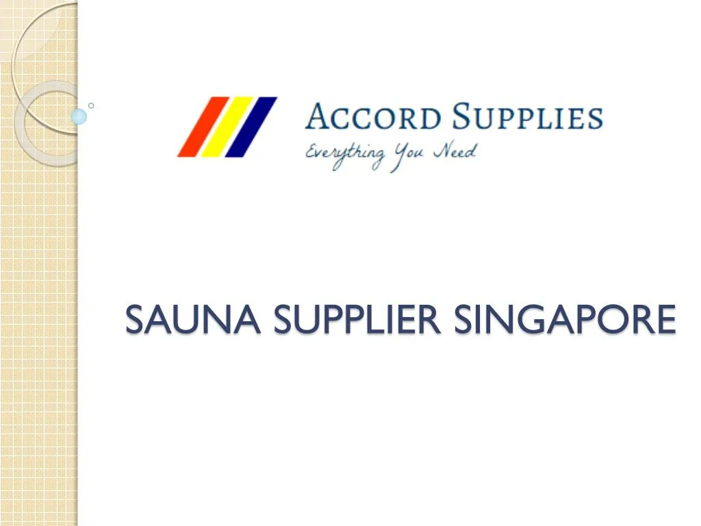 sauna supplier singapore