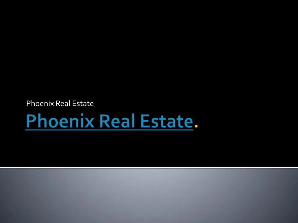 phoenix real estate