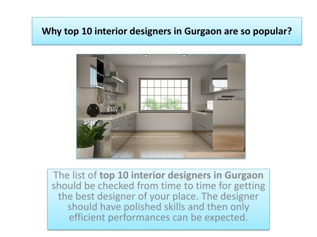 why top 10 interior designers in gurgaon are so popular