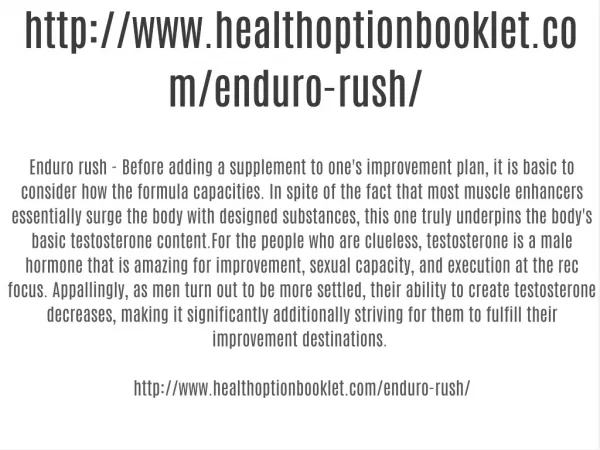 http://www.healthoptionbooklet.com/enduro-rush/