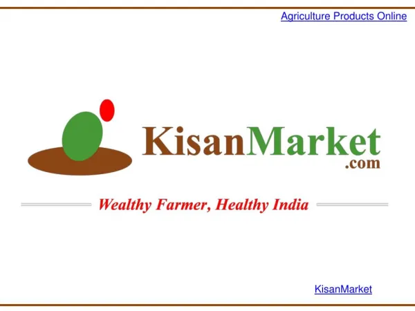 Kisan Market- Best agriculture website in India|Agriculture in India