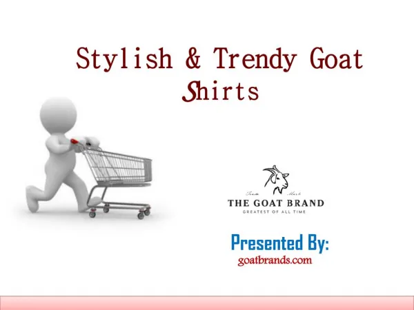 Stylish & Trendy Goat Shirts