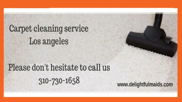 Top Carpet cleaning service Los Angeles | Delightfulmaids