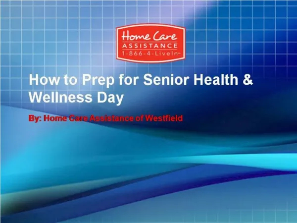 How to Prep for Senior Health & Wellness Day