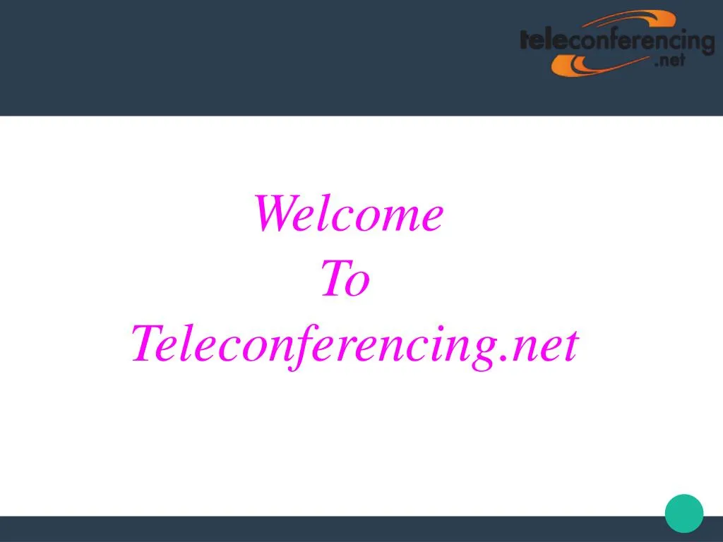 welcome to teleconferencing net