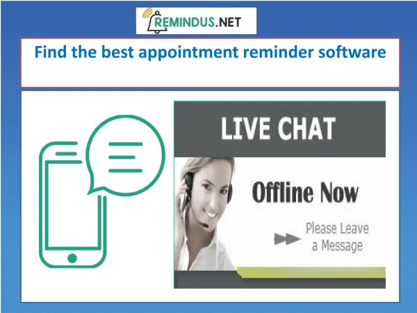 Get the best appointment reminder software